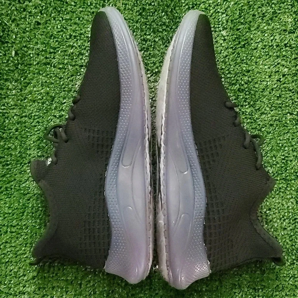 Pony Black Easy Slip On Mens Tie Sneaker